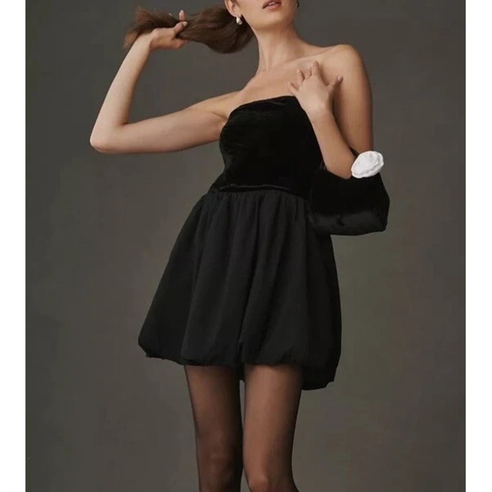 NWT Anthropologie Reformation St. Louis Strapless PARTY Mini Dress size 8